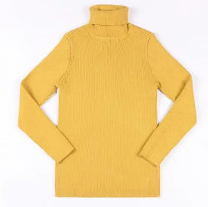 2022 Autumn Baby Boys Girls Turtleneck Sweaters Kids Sweaters