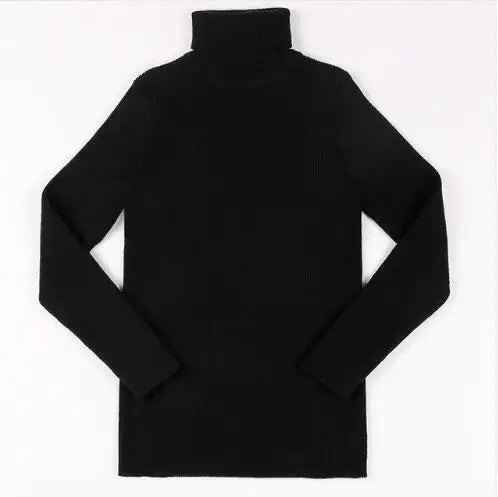 2022 Autumn Baby Boys Girls Turtleneck Sweaters Kids Sweaters