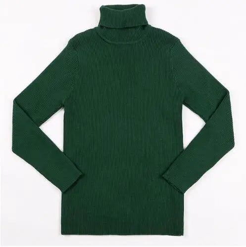 2022 Autumn Baby Boys Girls Turtleneck Sweaters Kids Sweaters