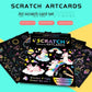 scratch paper card set