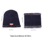 Kids Winter Knitted Hat Warm Velvet Scarf