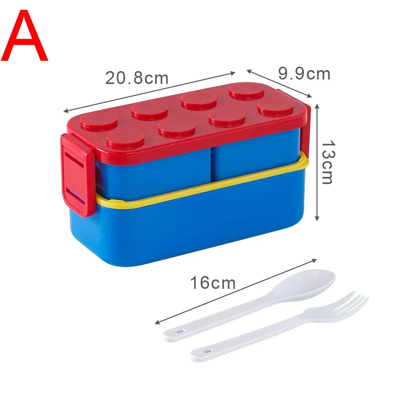 DIY Building Blocks Lunch Box