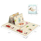 Tapis de jeu pliable pour bébé 177 x 64 cm, tapis éducatif pour enfants