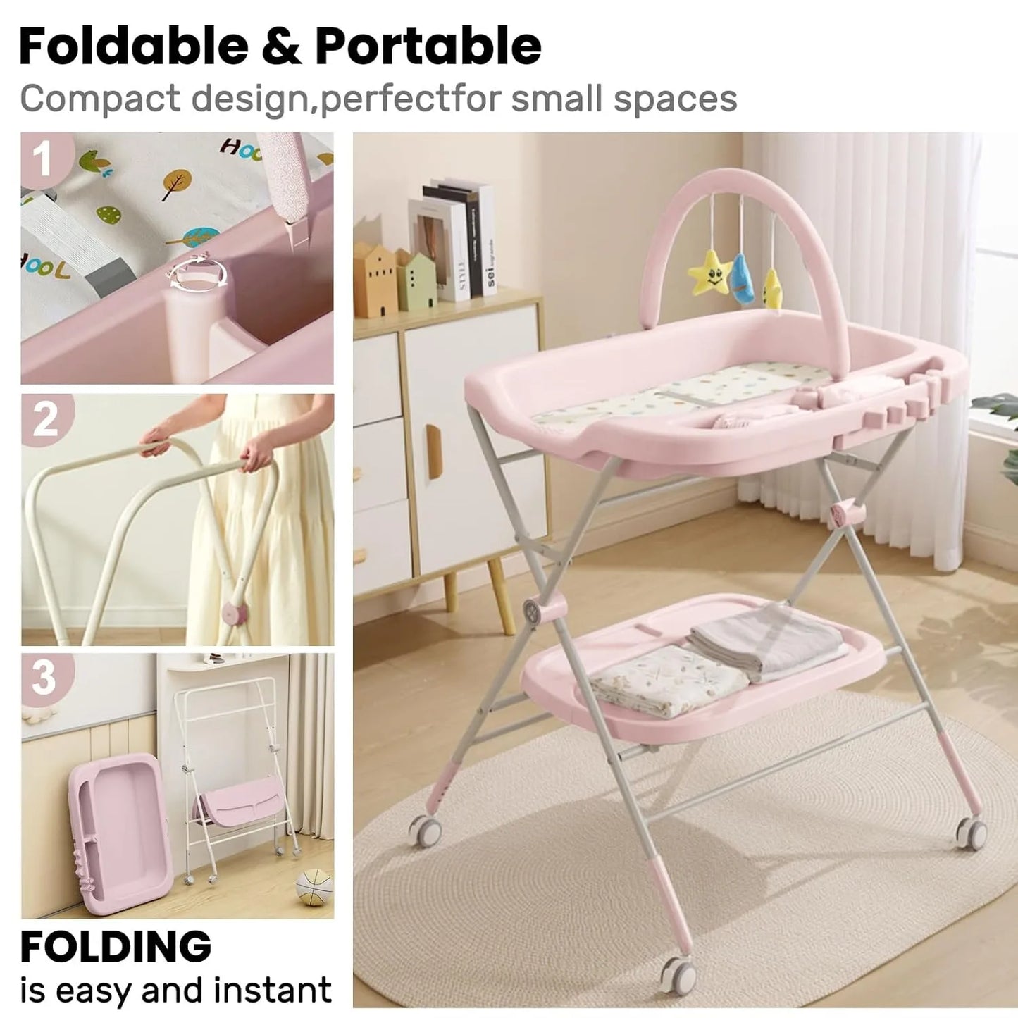 Table à langer portable pour bébé