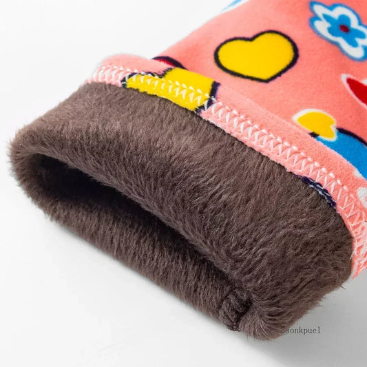 kids warm leggings for girls 4-13 years old