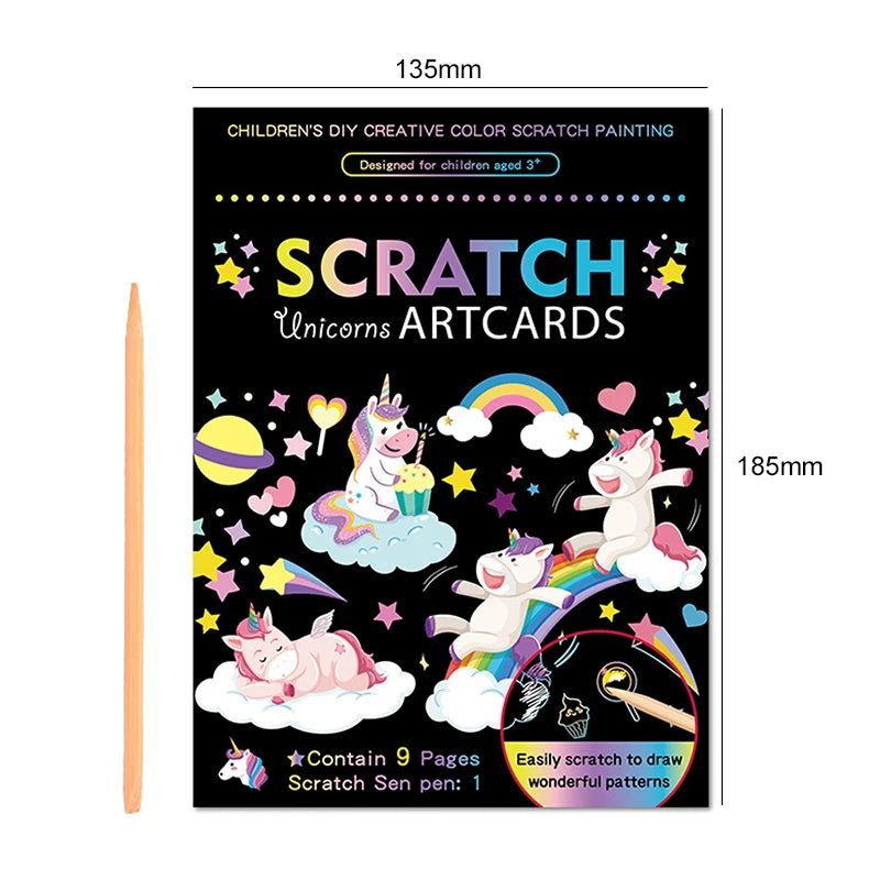 Kids Scratch Painting Set