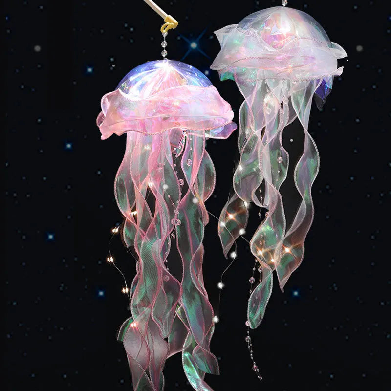 Jellyfish lamp portable lantern children