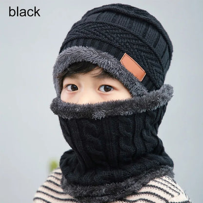 1Pcs Hat Scarf Set Kids