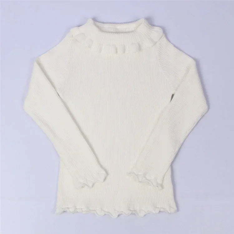 Baby Boys Girls Turtleneck Sweater 1-7 Years Old, Kids Sweater