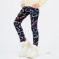 kids warm leggings for girls 4-13 years old