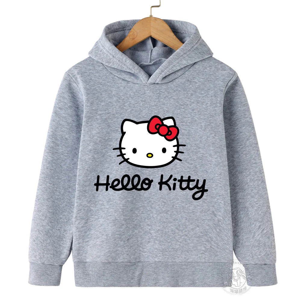 Sweat à capuche Kawaii Hello Kitty