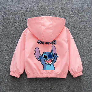 Lilo et Stitch Enfants Filles Veste À Capuche