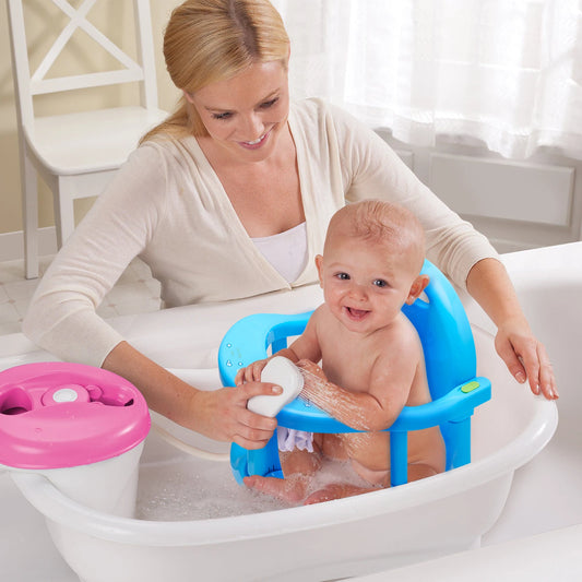 Foldable baby bath seat