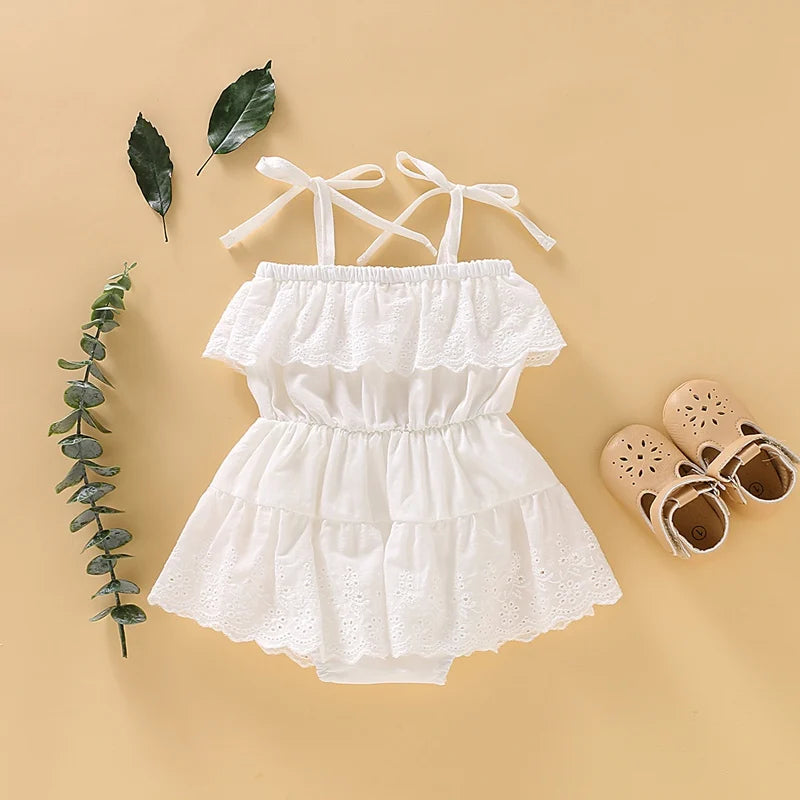 White Romper Jumpsuit Summer Outfits Babies