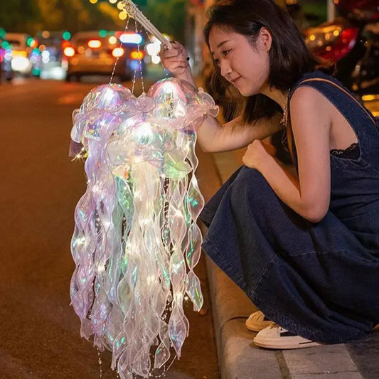 Jellyfish lamp portable lantern children