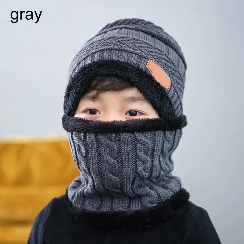 1Pcs Hat Scarf Set Kids