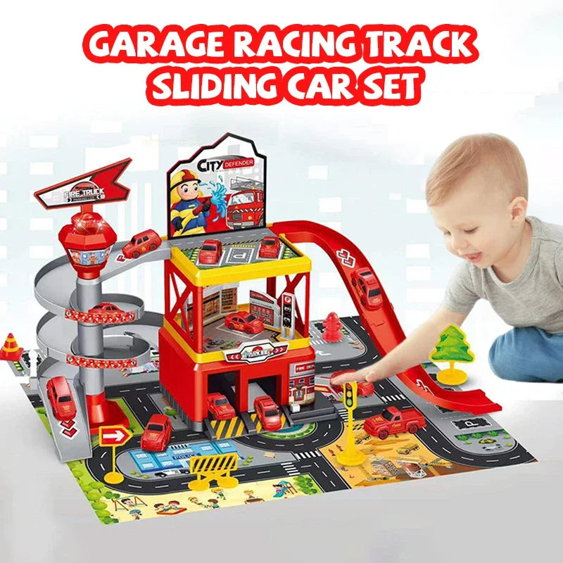 Garage Race Track Slide