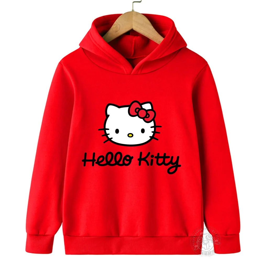 Sweat à capuche Kawaii Hello Kitty