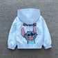 Lilo and Stitch Kids Girls Hooded Jacket