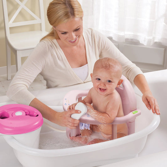 Foldable baby bath seat