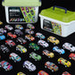 Mini Alloy Car Model Set with Storage Box