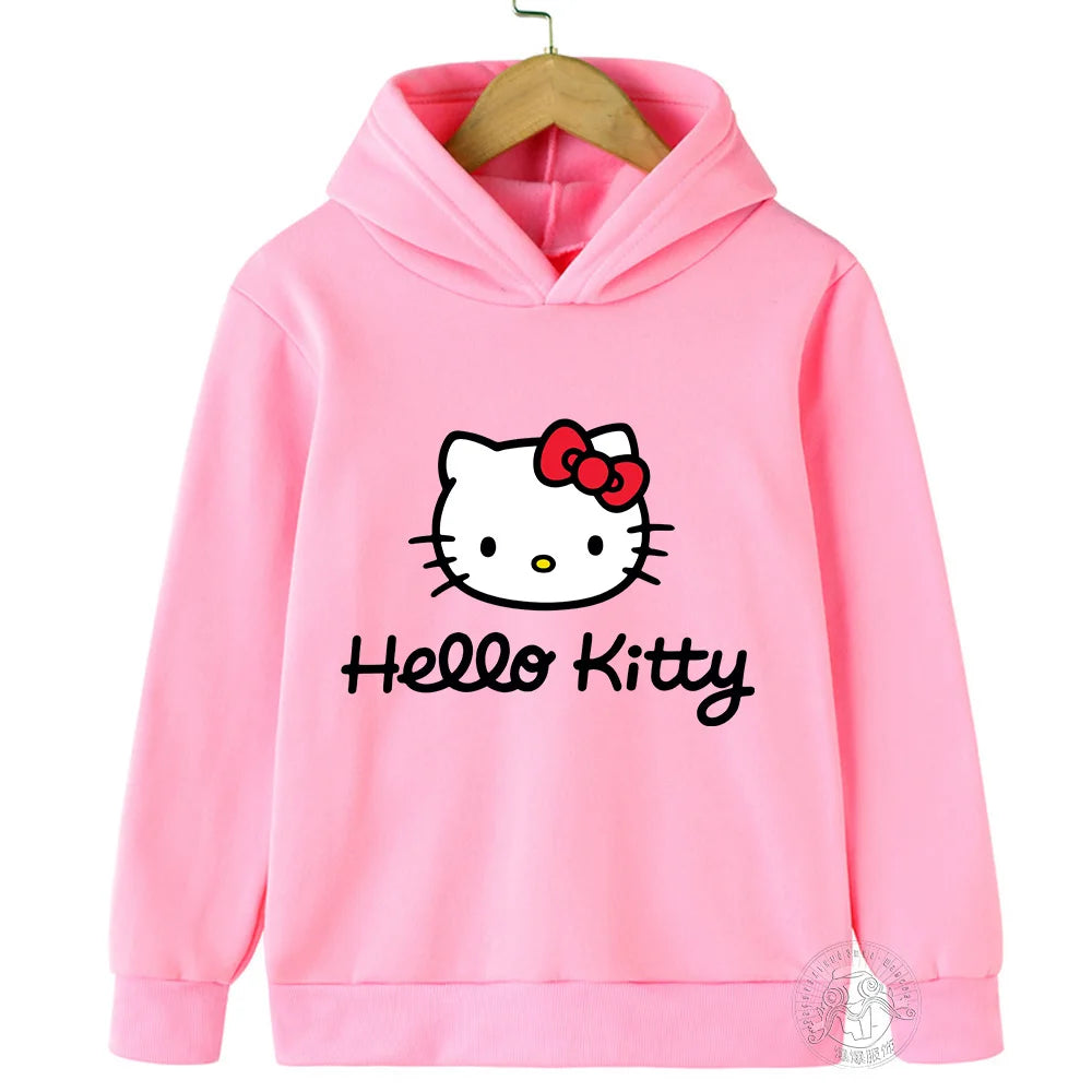 Sweat à capuche Kawaii Hello Kitty