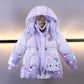 Hiver Filles Doudounes Manteaux 4-8 Ans Enfants