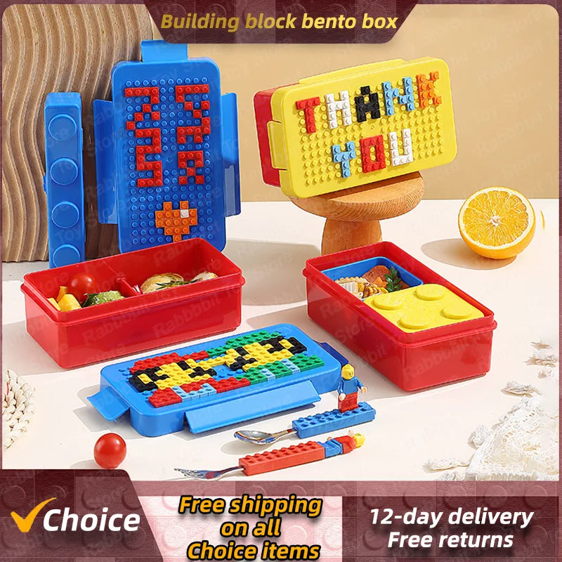 DIY Lunch Box Colorful Building Blocks