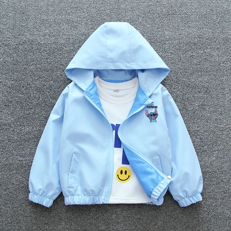 Lilo et Stitch Enfants Filles Veste À Capuche