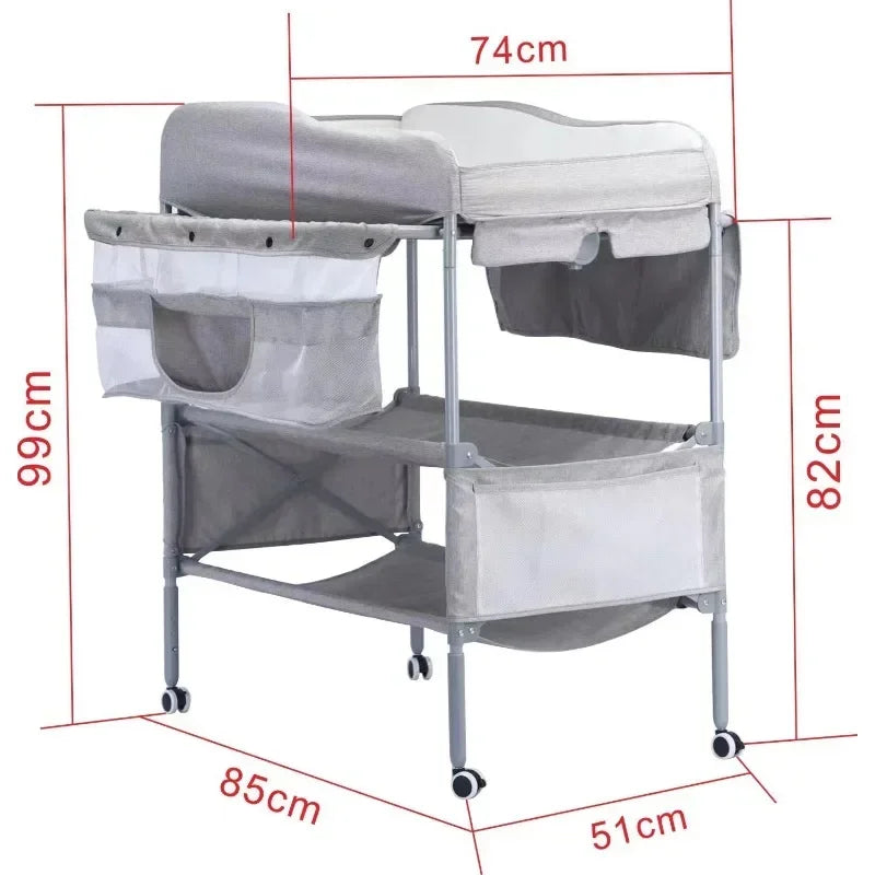 Baby Changing Table, Portable, Multifunctional, Foldable