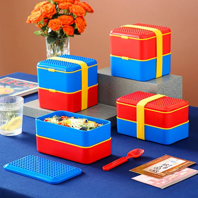 Fun Sealed Bento Box Set Building Blocks