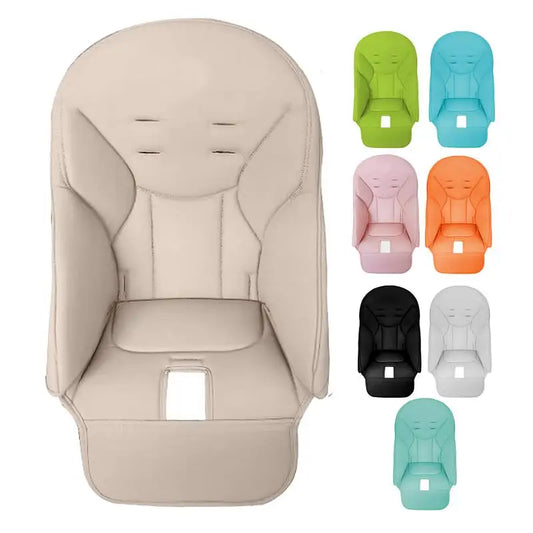 Housse de chaise pour bébé en cuir PU