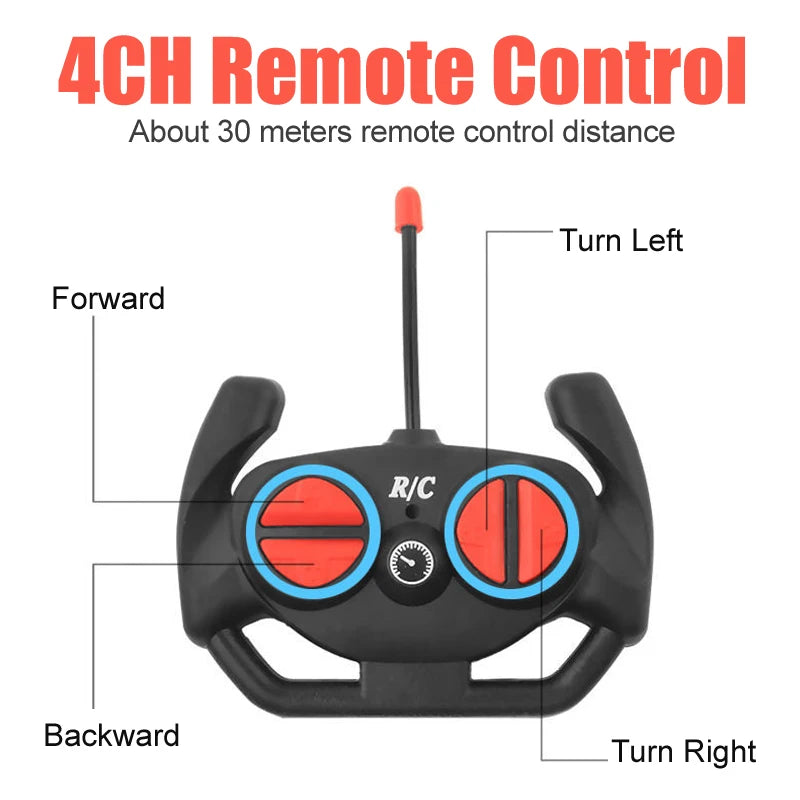 LED remote control car