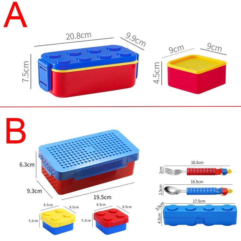 DIY Building Blocks Lunch Box