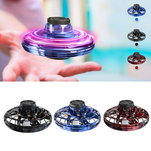 Interactive UFO Light-Up Helicopter Spinner for Kids